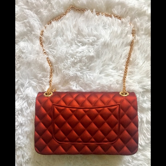 🌹RED🌹QUILTED  Jelly Crossbody/Shoulder Bag NWT🏷 - Picture 7 of 15
